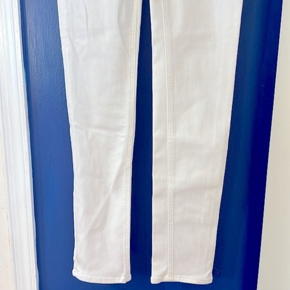 Women’s Rag & Bone White Denim Mid Rise Full Length Skinny Jeans Size 29 - Picture 4 of 10